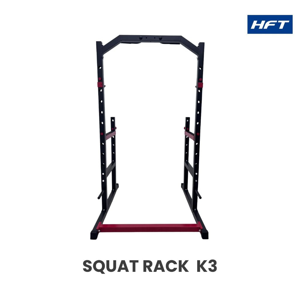 แร็ควางบาร์เบล HOMEFITTOOLS K3 ปรับระดับได้ สีดำ_2